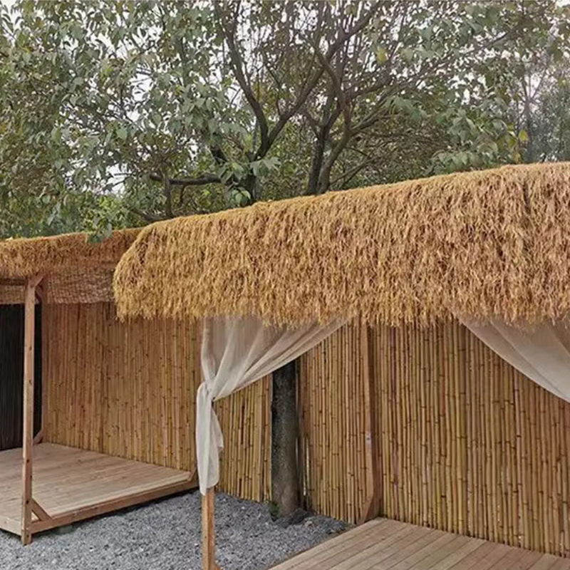 Artificial Thatched Roof Roll  - огляд і ціна Pilea Peperomioides