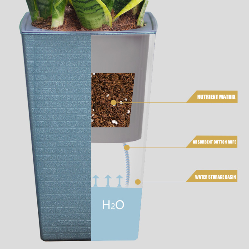 Brick Pattern Flowerpot Imitat - огляд і ціна Aloe Vera Pot