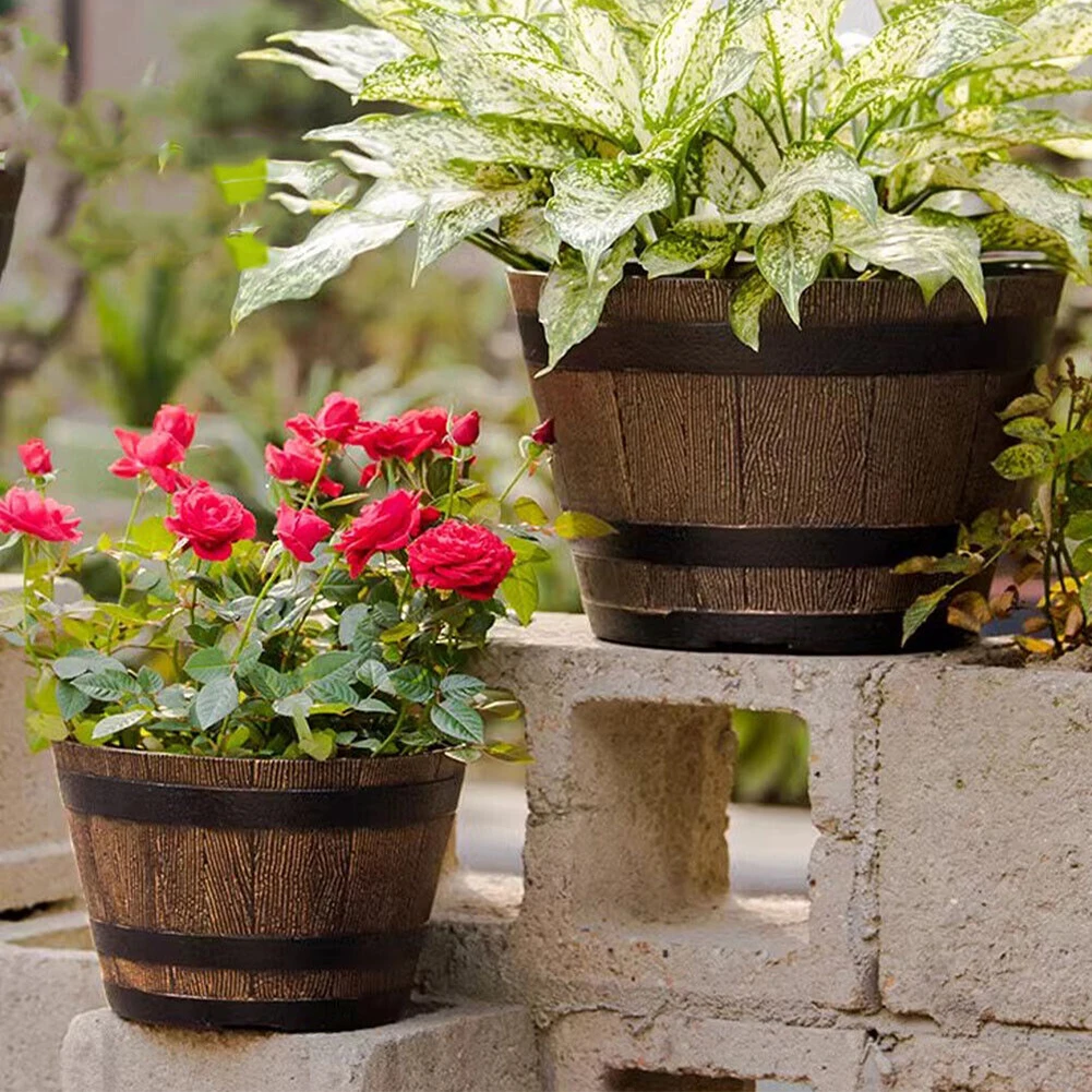 Rustic Whiskey Bucket Resin Po - огляд і ціна Aloe Vera Pot